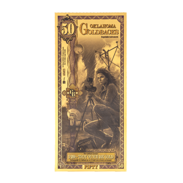 Oklahoma 50 Goldback