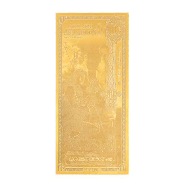 Oklahoma 50 Goldback - Image 2