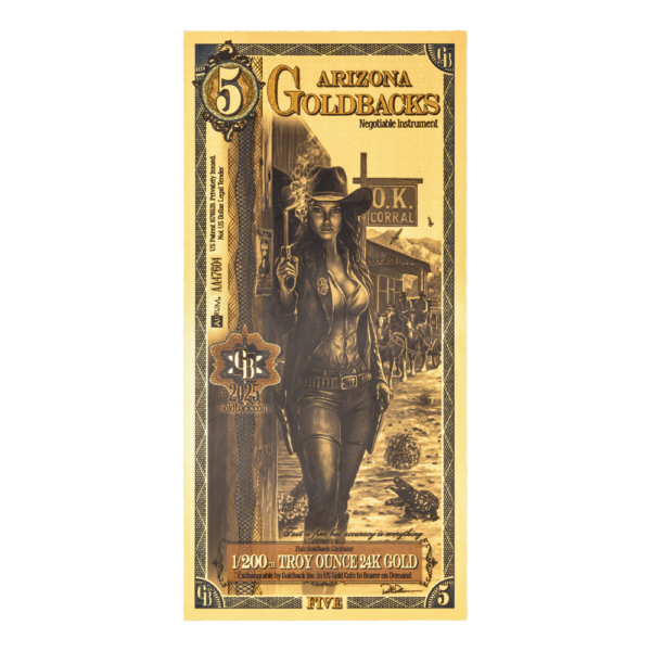 Arizona 5 Goldback