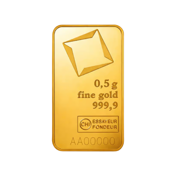 1/2 gram Gold Bar - Valcambi (Carded) - Image 2