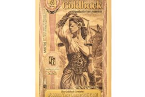 Idaho 1/4 Goldback