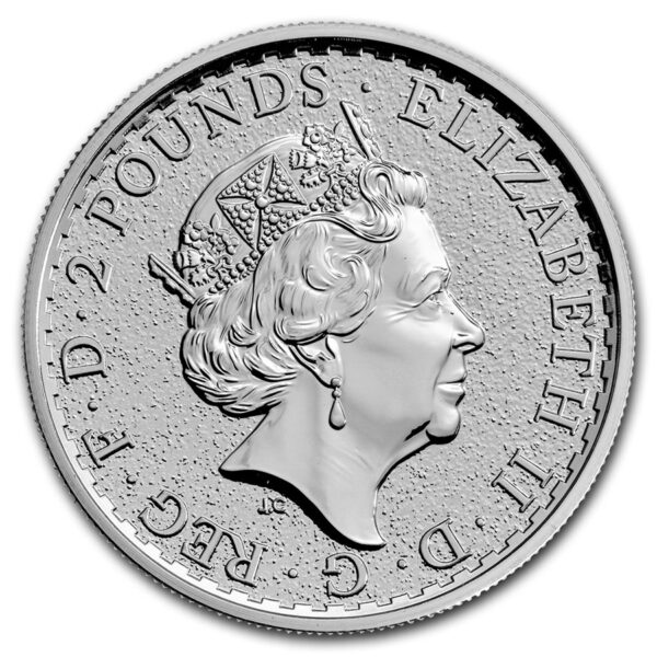 2017 1 oz Silver Great Britain Year of the Rooster BU - Image 2