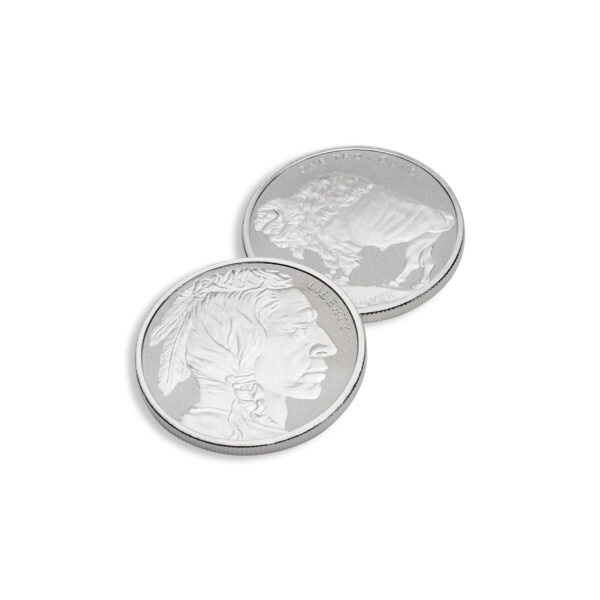 1 oz Silver Round - Buffalo Design .999 - Frontier Mint (New) - Image 2
