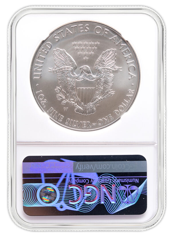2012-W Burnished Silver Eagle NGC MS70 - Image 2