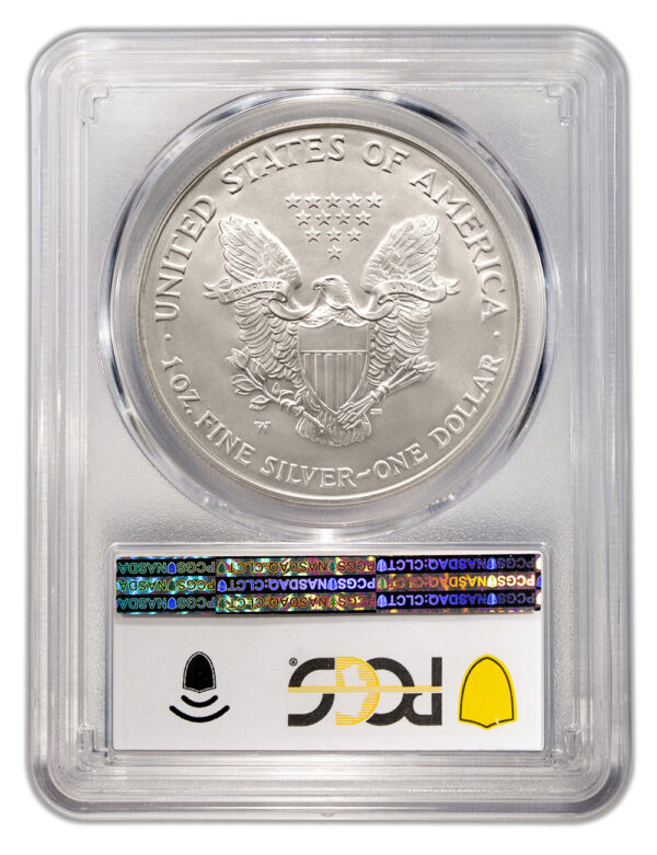 2007-W Burnished Silver Eagle PCGS SP70 - Image 2