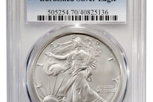 2011-W Burnished Silver Eagle PCGS SP70