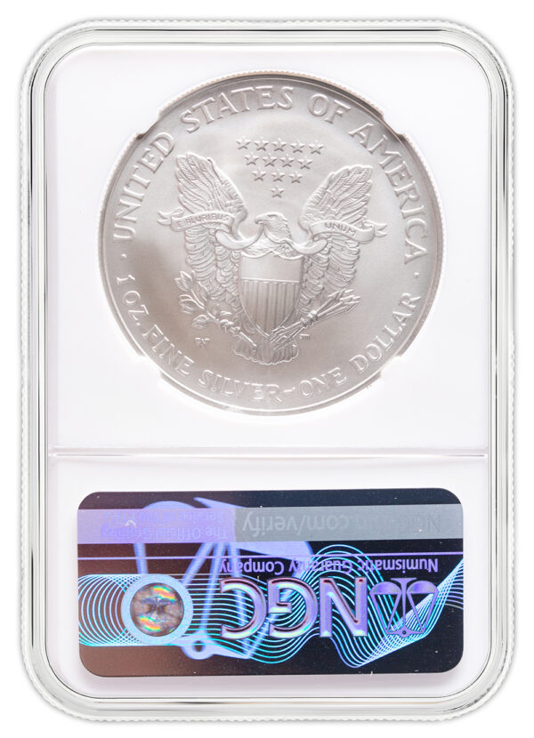 2006-W Burnished Silver Eagle NGC MS70 - Image 2