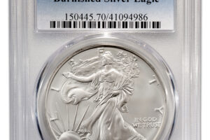 2007-W Burnished Silver Eagle PCGS SP70