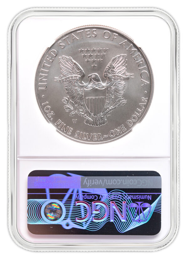 2013-W Burnished Silver Eagle NGC MS70 - Image 2