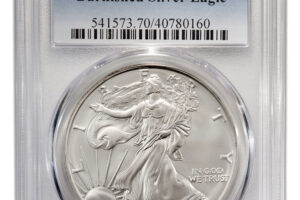 2015-W Burnished Silver Eagle PCGS SP70