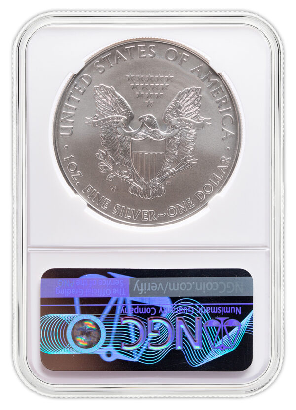 2014-W Burnished Silver Eagle NGC MS70 - Image 2