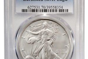 2017-W Burnished Silver Eagle PCGS SP70