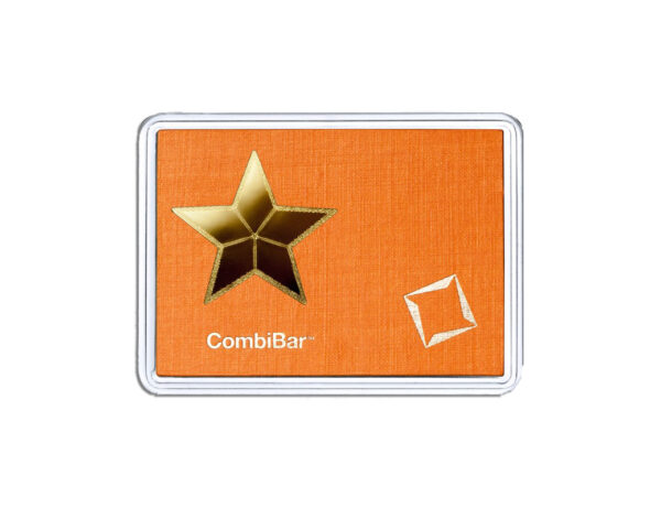 5 x 1 gram Valcambi CombiBar™ Star (Assay - Plain Back) - Image 2