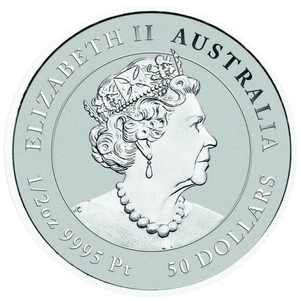 2022 1/2 oz Australian White-Bellied Sea Eagle Platinum Coin