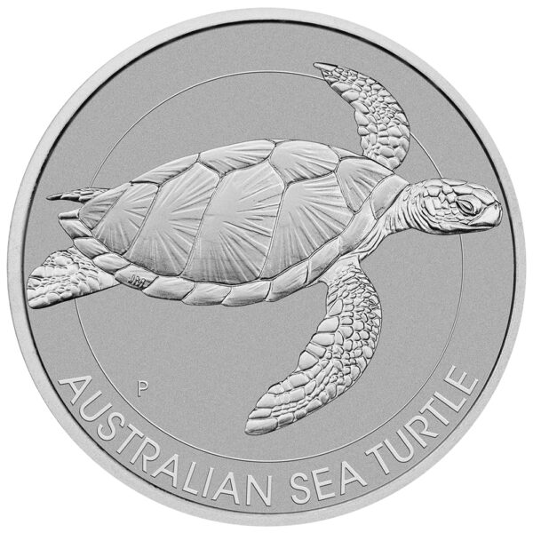 2022 1.5 oz Australian Sea Turtle Silver Coin - Image 2