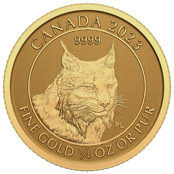 2023 1/4 oz Canadian Lynx Gold Coin - Image 2