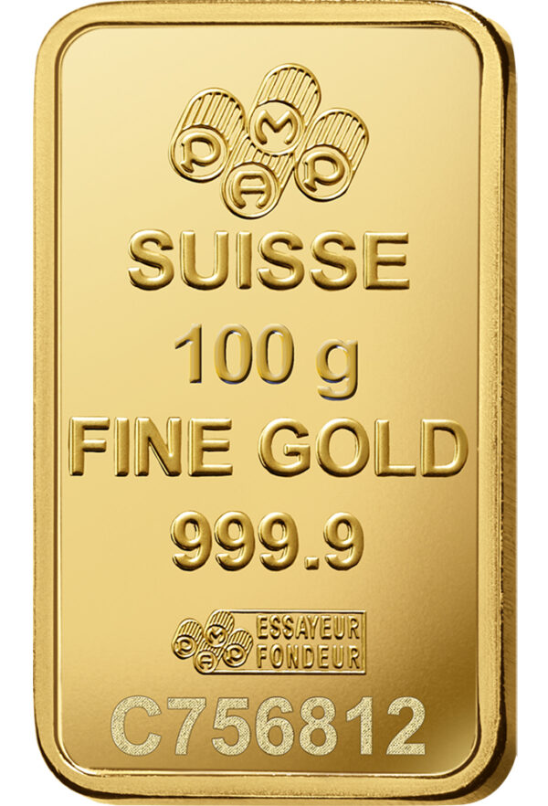 100 gram Gold Bar - PAMP Fortuna (Carded) - Image 4