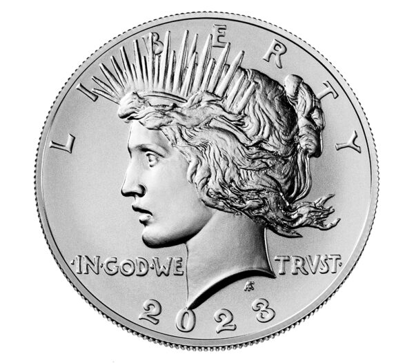 2023-P Peace Silver Dollar w/Box & COA