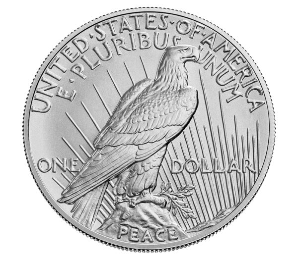 2023-P Peace Silver Dollar w/Box & COA - Image 2