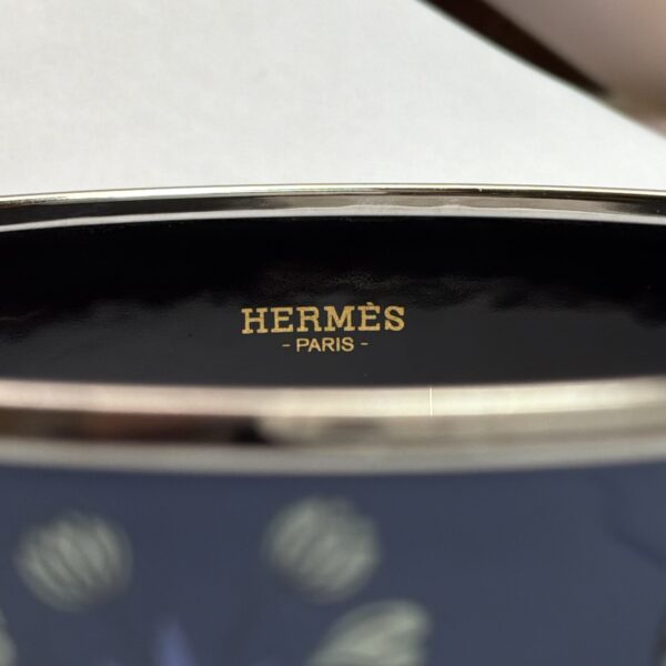 Authentic Vintage Hermès Les Léopards Enamel Bangle Bracelet Size 8 - 39.4g - Image 5