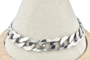 Vintage Sterling Silver 925 Beautiful Thick Chain Bracelet Size 8 - 22.7g