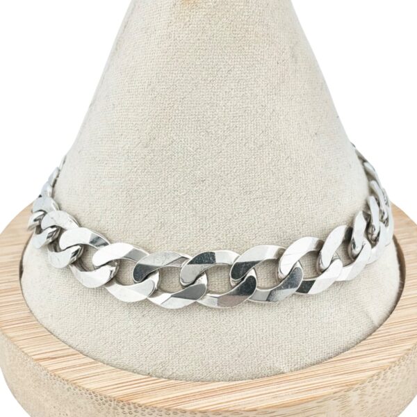 Vintage Sterling Silver 925 Beautiful Thick Chain Bracelet Size 8 - 22.7g