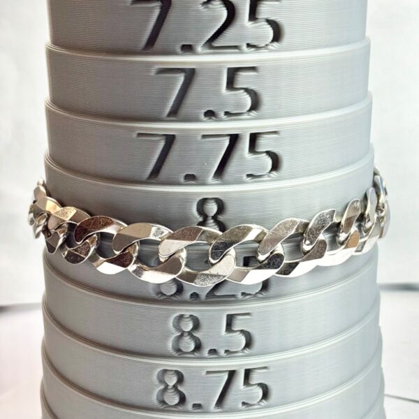 Vintage Sterling Silver 925 Beautiful Thick Chain Bracelet Size 8 - 22.7g - Image 6